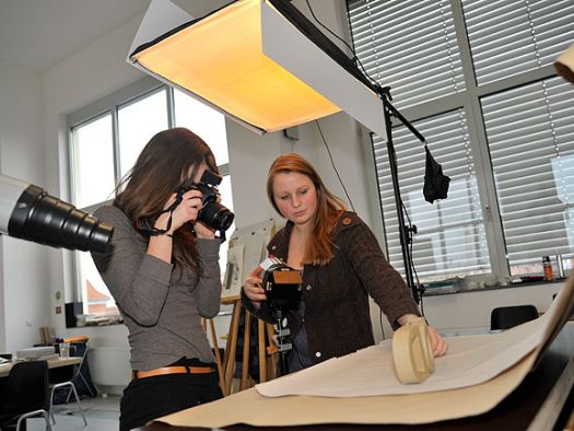 Mappe erstellen im Vorstudium und Praktikum für Fotografie