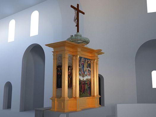 LSOD visualisiert Altar für das Lindenau-Museum  in Altenburg