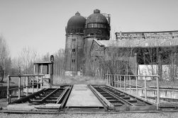 Verlassenes Bahngelände